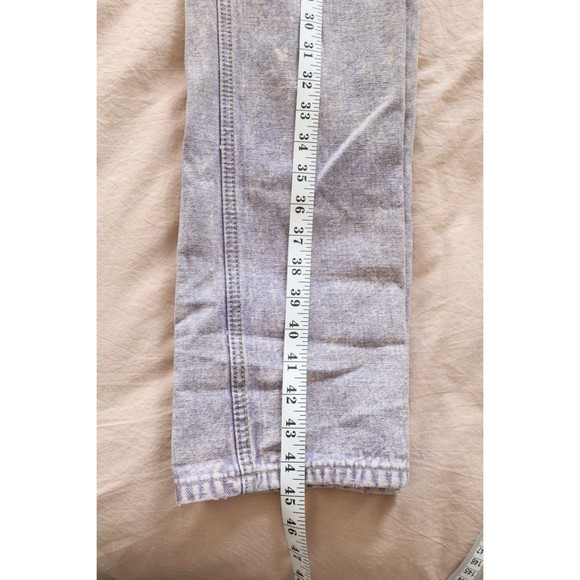 One X One Teaspoon Jeans Size 25 Distress Denim Flare Patched Frayed Grunge Emo - Picture 10 of 10